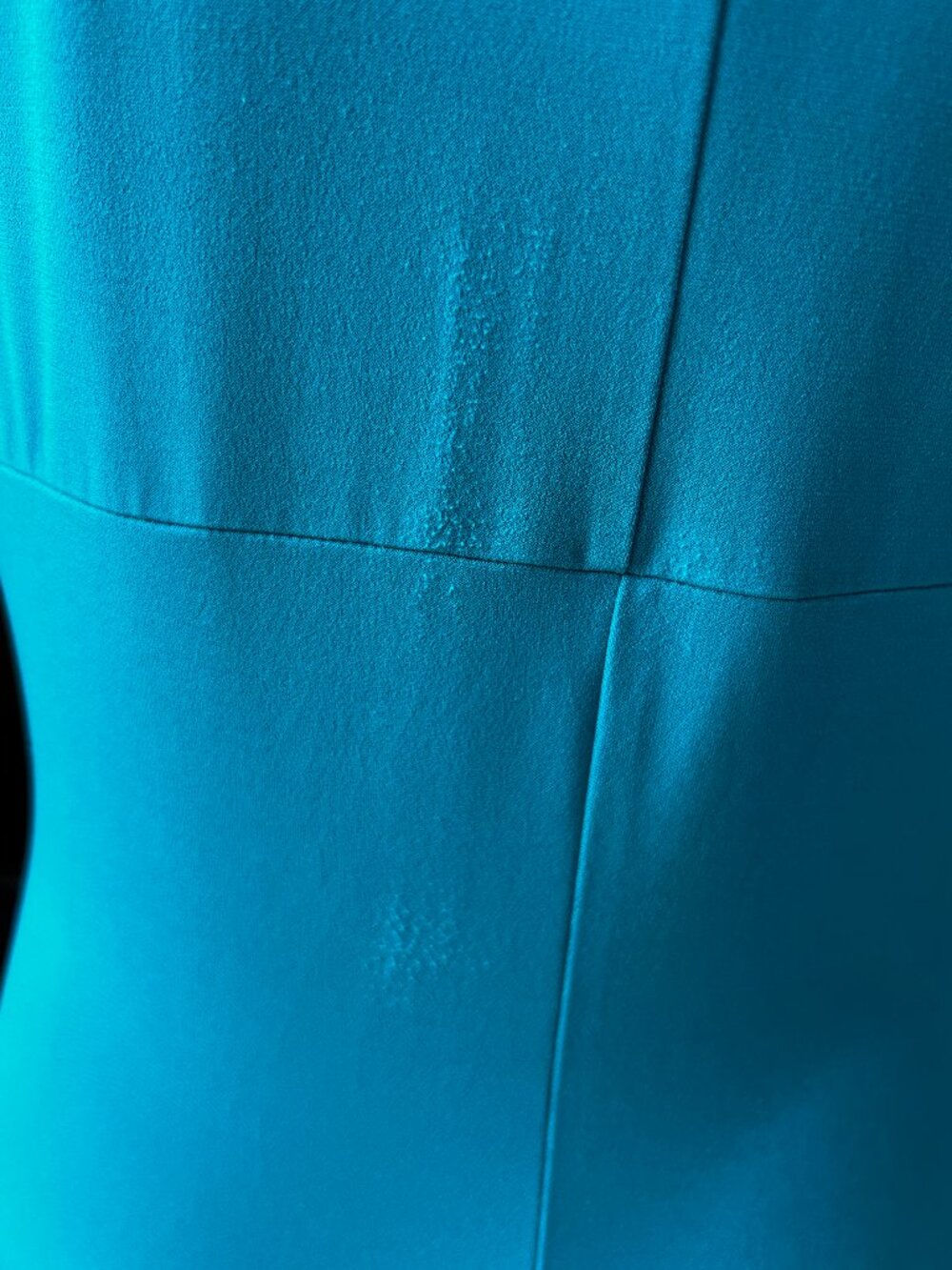 MICHAEL Michael Kors Turquoise Twist Knot Jersey Sheath Dress XS Career Cocktail - Picture 4 of 5